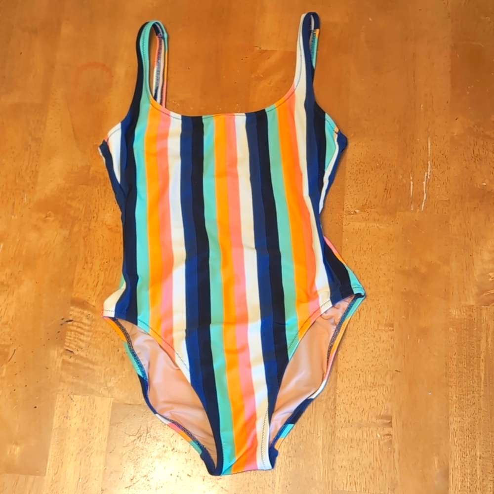 J Crew Scoop back one-piece swimsuits